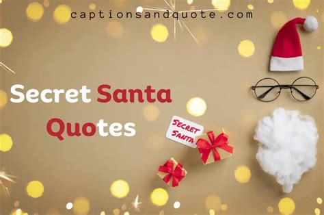 130+ Secret Santa Quotes (Funny, Cute Secret Santa Captions)