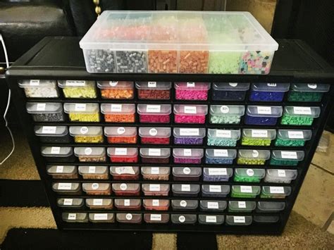 Perler beads storage by EatUpAndWellTellYa | Hama beads | Pinterest ...