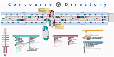 Columbus Ohio Airport Terminal Map | secretmuseum