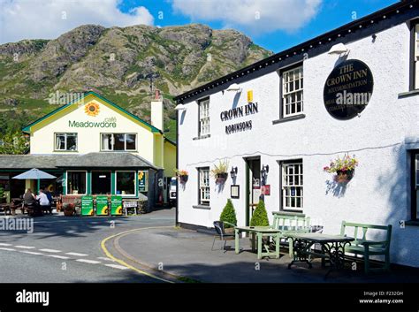 The Crown Inn, Coniston, Lake District National Park, Cumbria, England ...