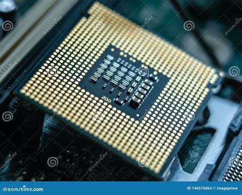 Computer Technology CPU Microprocessor Design Stock Photo - Image of close, modern: 146576864