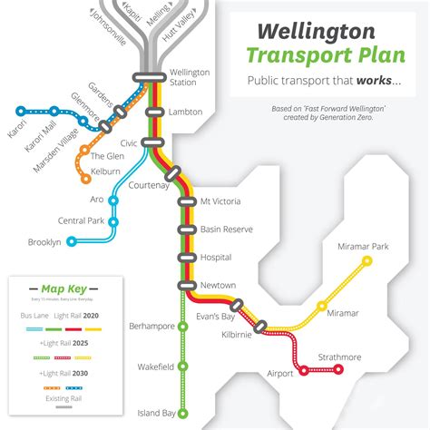 Wellington Airport Bus Route Map