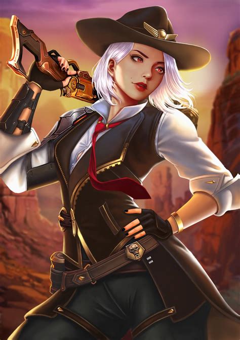 FAN ART-OVERWATCH ASHE by JasonLiu1975 on DeviantArt