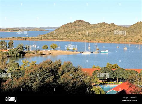 Harbor of the Gariep dam in South Africa Stock Photo - Alamy