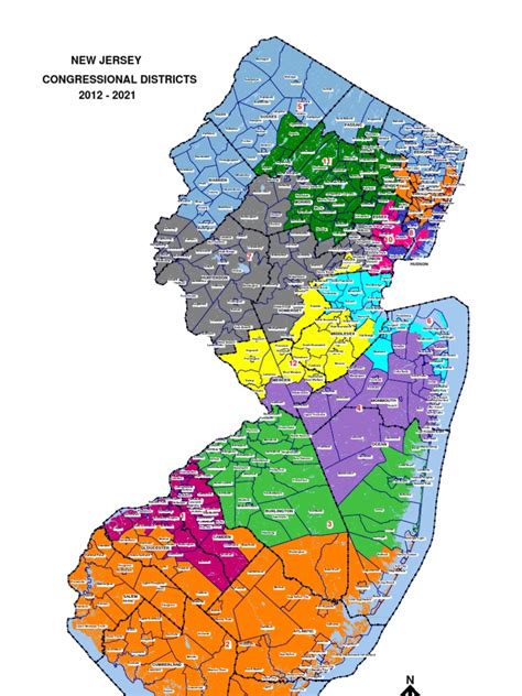 New Jersey Congressional Districts Starting in 2012 | PDF