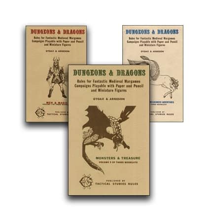 D&D Editions: Original Dungeons & Dragons (1974-1977)