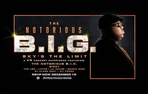 Download The Notorious Big Sky The Limit Poster Wallpaper | Wallpapers.com