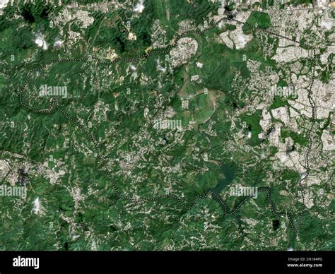 Toa Alta, municipality of Puerto Rico. Low resolution satellite map Stock Photo - Alamy