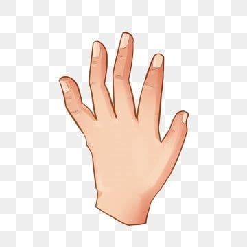 Cartoon Gesture Illustration PNG Image, Cartoon Left Hand Gesture Illustration, Half Handshake ...