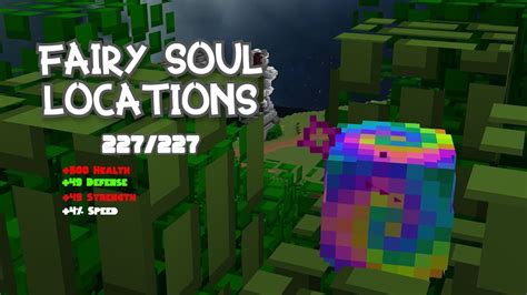 [UPDATED] All 227/227 Fairy Souls Locations | Hypixel Skyblock | Gain Over 500 Health - YouTube