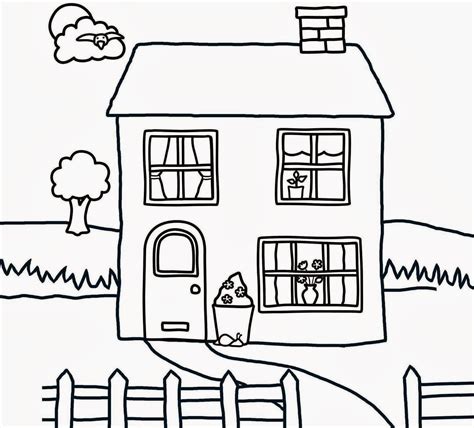 Beautiful kids House Coloring Colour Drawing HD Wallpaper - colours ...