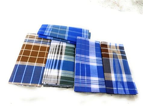 Men's Cotton Untitched Lungi (Pattern May Vary, Multicolour, Free Size ...