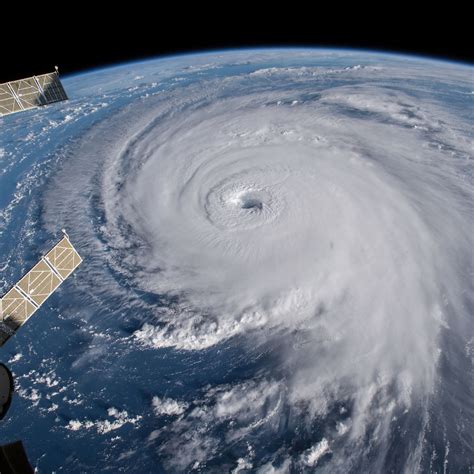 Eye of a cyclone. how does it determine its intensity and magnitude