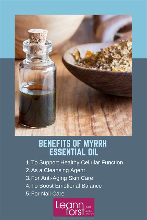 Benefits of Myrrh Essential Oil | Leann Forst