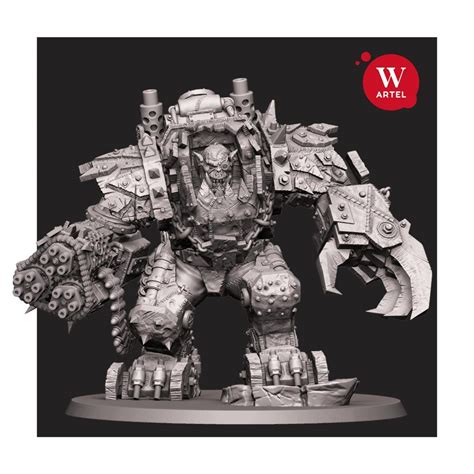 Artel W Working On Towering New Sci-Fi Ork Warboss – OnTableTop – Home ...