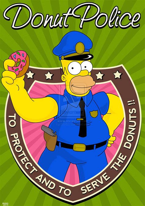 Donut Police by GTR26 on deviantART | Police, Homer simpson, The simpsons