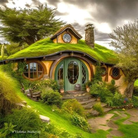 Hobbiton, The Shire, Middle Earth in 2024 | Earthship home, Fantasy house, Earth homes