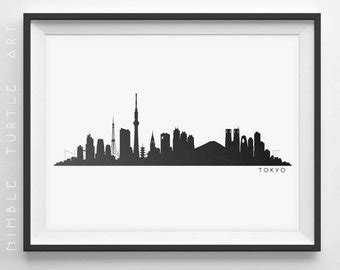 Tokyo Skyline Silhouette at GetDrawings | Free download