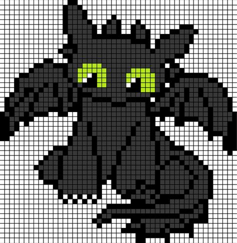 Toothless Pixel Art By Dragonartist On Deviantart Pixel Art Pokemon ...