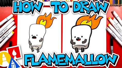 How To Draw Flamemallow From YouTube Kids App #54