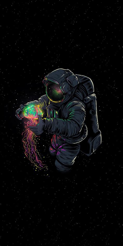 Neon space | Astronaut wallpaper, Wallpaper space, Space drawings