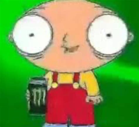 stewie had too much monster energy : r/cursed_family_guy