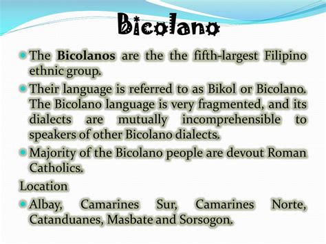 PPT - Ethnoliguistic Groups in the Philippines PowerPoint Presentation ...