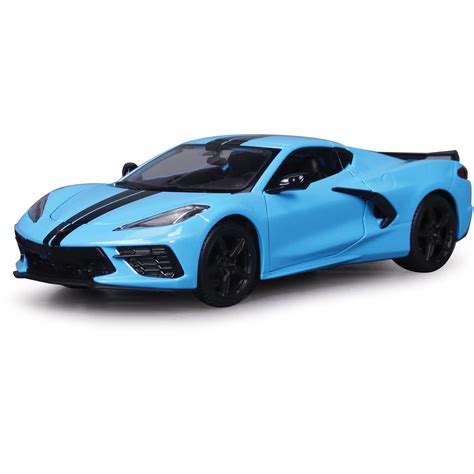 Maisto Diecast Cars 2020 Chevy Corvette Stingray Z51 Coupe Blue with ...