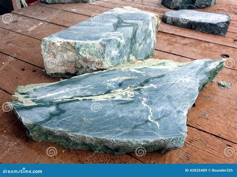 Raw Jade Mined in British Columbia Stock Image - Image of mining, rock: 43835489