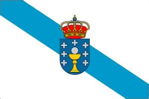 National Flag of Galicia (Civil flag and State flag)