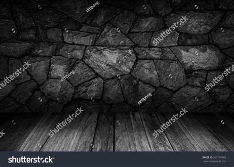 Interior Room Gray Stone Wall Stock Photo 367719569 | Shutterstock