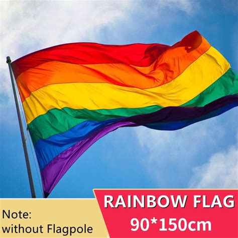 4 Styles LGBT PRIDE Flag Lesbian Flag Gay Pride Rainbow Parade Pride ...