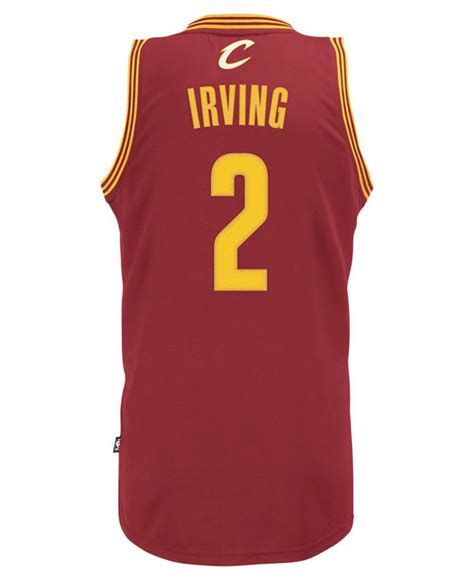 Lyst - Adidas Men's Cleveland Cavaliers Kyrie Irving Jersey in Red for Men