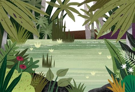 Landing, Plant Leaves, Southern, Behance, Environment, Forest, Drawings, Projects, Plants