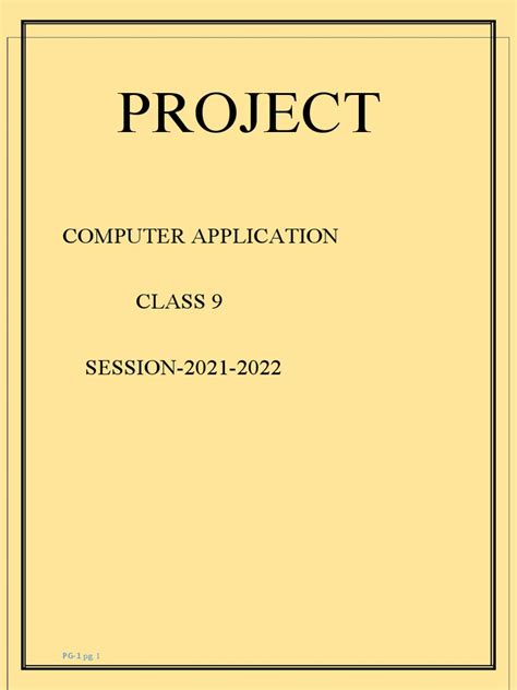 Computer Project Class 9 | PDF | Computer Programming | Mathematics