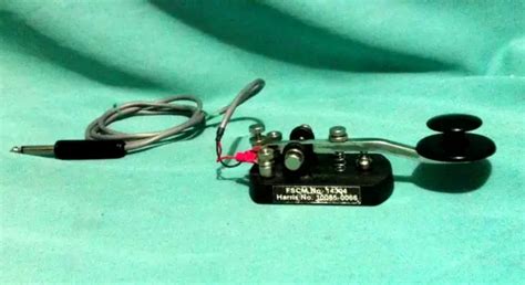 VINTAGE HARRIS MILITARY Morse Code Telegraph Key Mfg. by W.M. Nye Co. Inc. £50.44 - PicClick UK