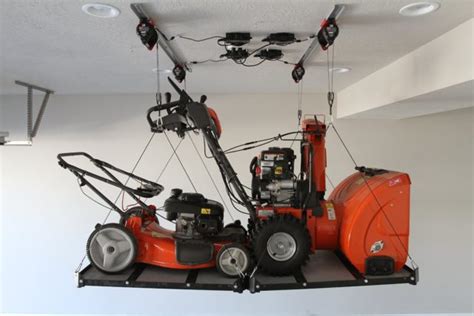 The World's First Smart Hoist Makes Overhead Garage Storage Super-Simple - GarageSpot