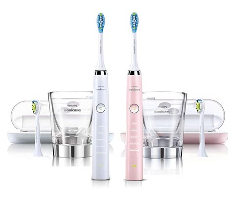 Philips Sonicare DiamondClean Sonic Electric Rechargeable Toothbrush, Club Pack, Pink and White ...