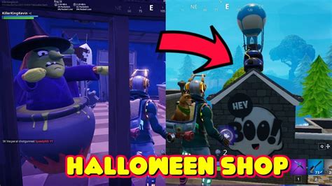 NEW HALLOWEEN SHOP IN RETAIL ROW FORTNITE SEASON 6 - YouTube