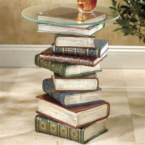 Stacked Books Table - Stylish Home Accents and Décor - Graceful ...