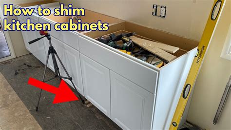 How To Level Cabinets With Shims - Image to u