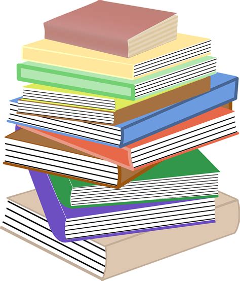 Download Books, Stacked, Pile. Royalty-Free Vector Graphic - Pixabay