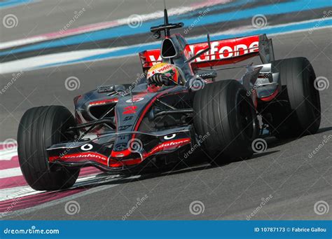 F1 2007 - Lewis Hamilton McLaren Editorial Stock Photo - Image of castellet, championship: 10787173