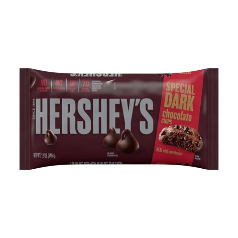 HERSHEY'S SPECIAL DARK Chocolate Chips, 12 oz bag