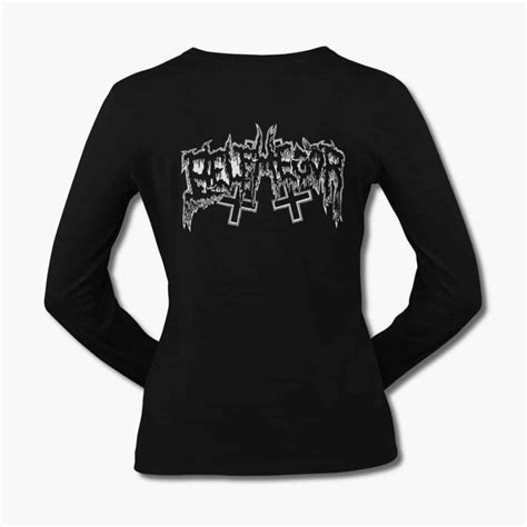 Belphegor Band Long Sleeve T-Shirt, Belphegor Logo Black Longsleeve Tee Shirt, Black Metal ...