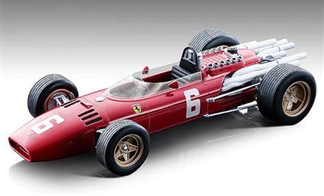 Miniature Ferrari 312 1/18 Tecnomodel F1 No.6 Scuderia Formel 1 GP Monza 1966 L.Scarfiotti ...