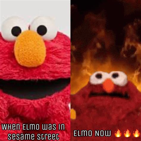 Elmo Meme Fire Wallpaper