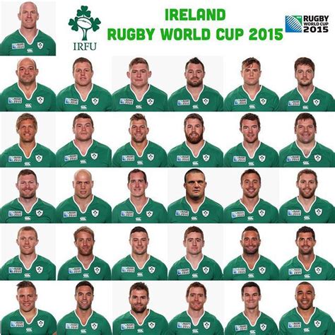 Here's the Ireland Rugby World Cup squad #shouldertoshoulder # ...