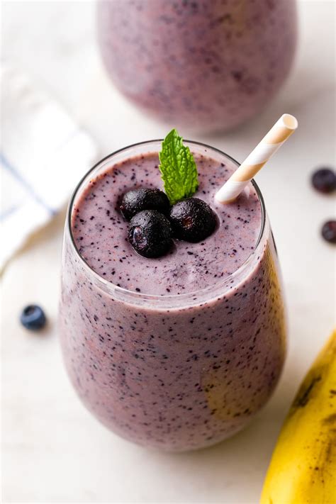 Banana Blueberry Yogurt Smoothie Recipe | Deporecipe.co