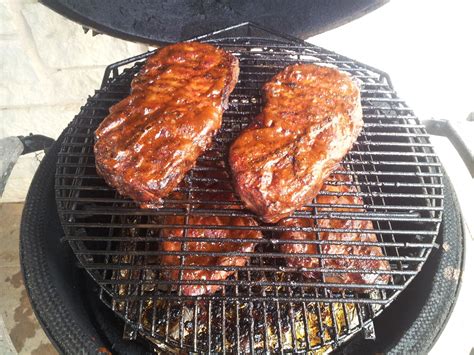 smoked pork steaks — Big Green Egg Forum